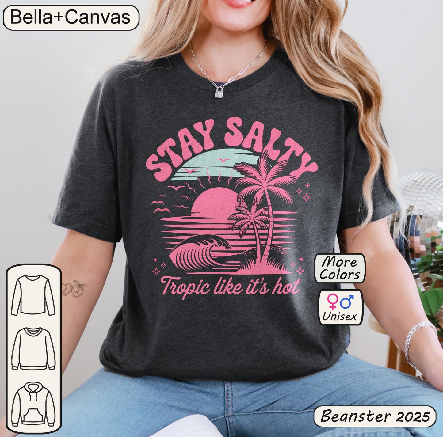 Stay Salty Shirt Vintage Beach Tshirt