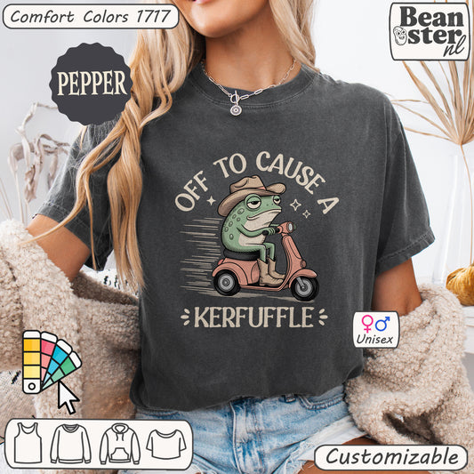 Funny Frog Scooter T-Shirt Weirdcore Y2K Style Gift