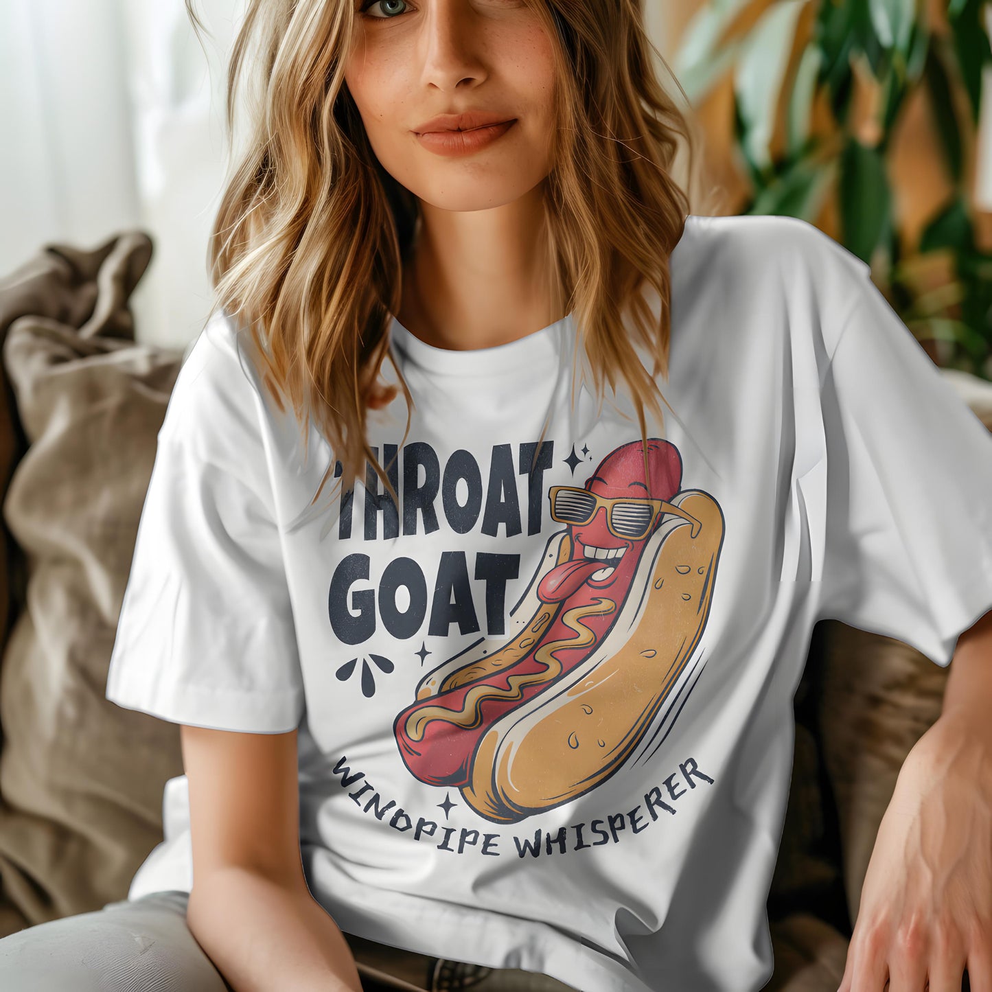 Throat Goat Hotdog T-Shirt