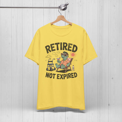 Expired But Still Desired Frog Tee – Funny Retirement Shirt