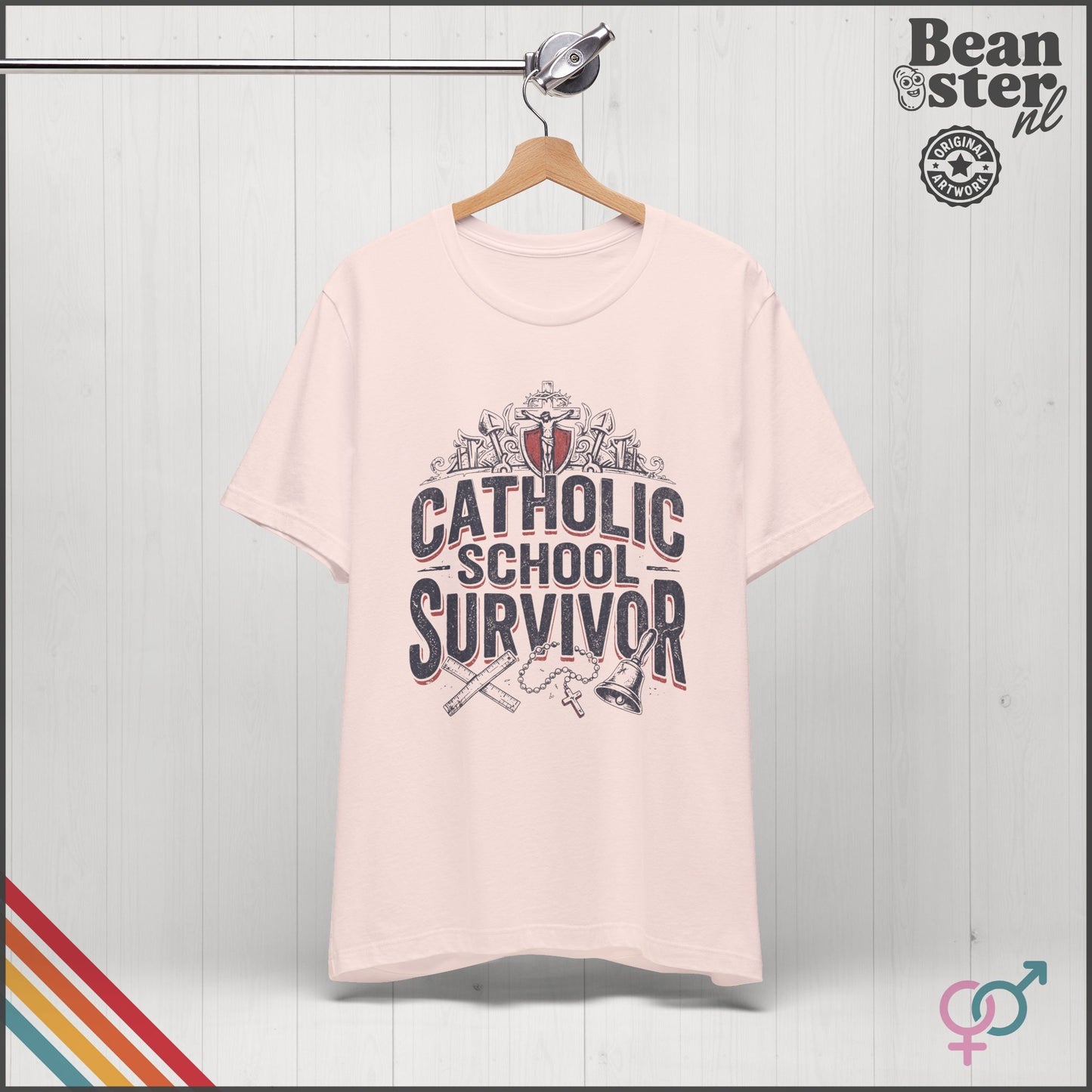 Catholic School Survivor Funny T-Shirt | Dark Humor Tee