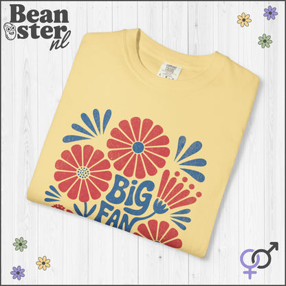 Big Fan of Human Rights | Abstract Flowers T-Shirt