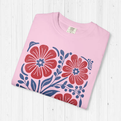 FDT Floral Shirt – Subtle Anti-Trump Retro Tee