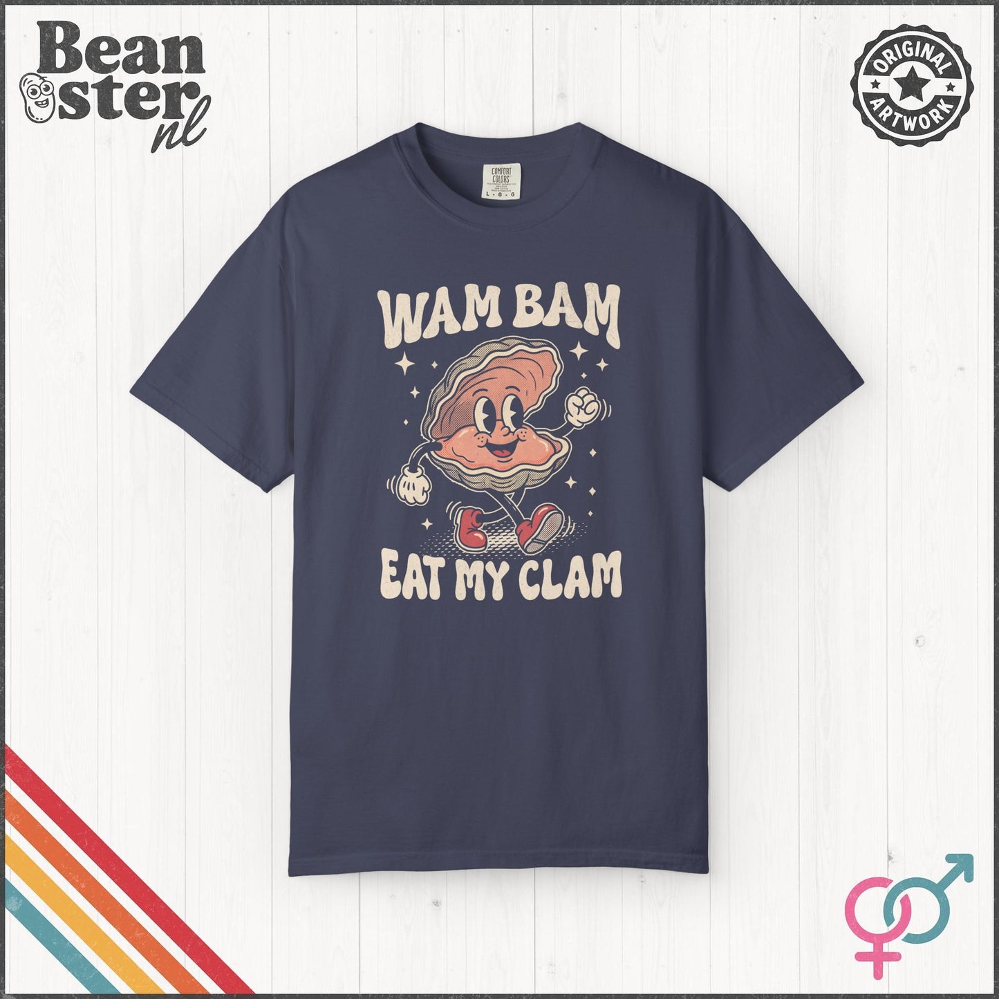 Eat My Clam T-Shirt – Funny NSFW Retro Graphic Tee