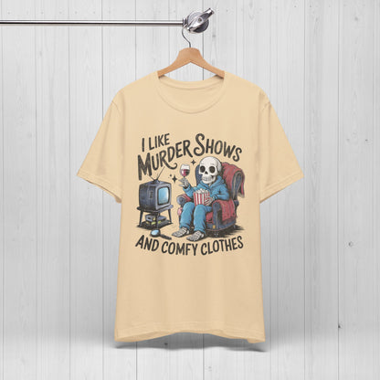 Murder Shows & Comfy Clothes Retro Shirt