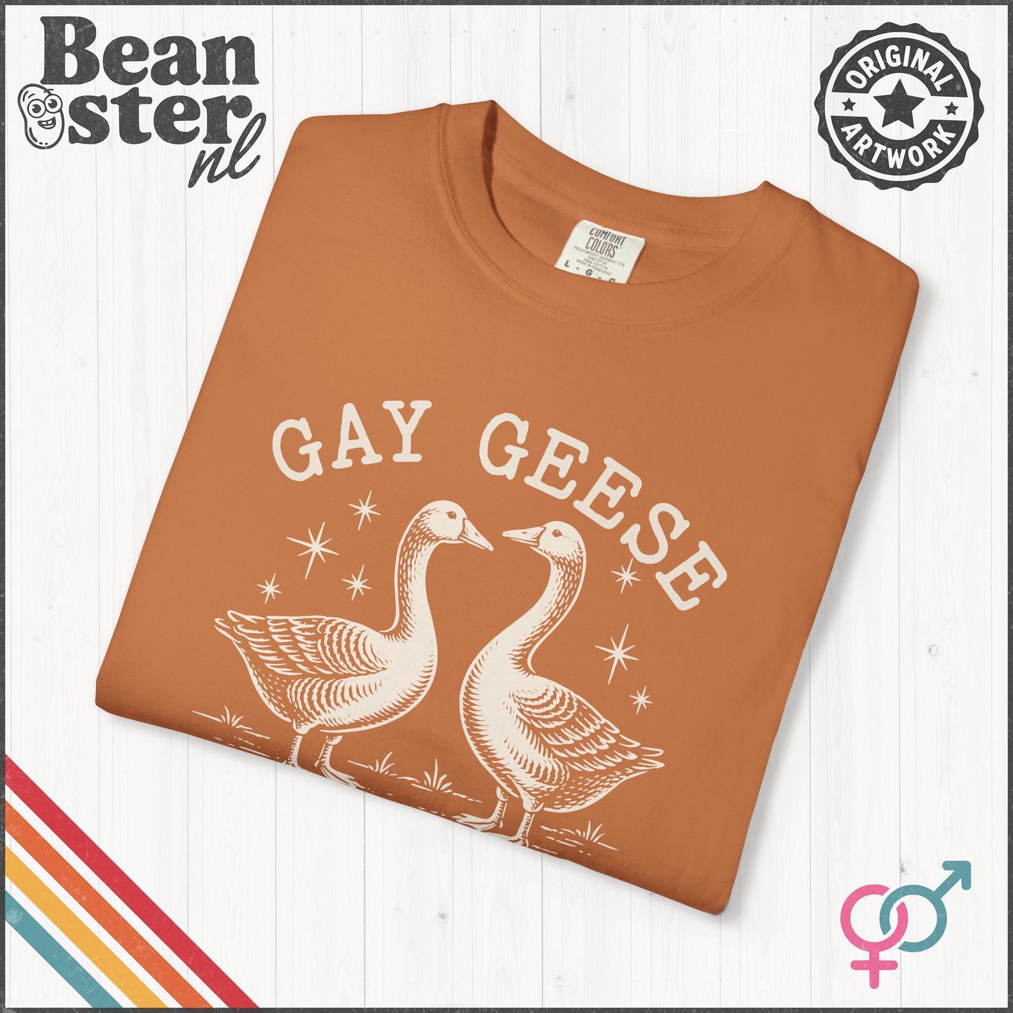 Gay Geese Funny Pride Shirt – Trendy LGBTQ Meme Tee