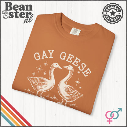Gay Geese Funny Pride Shirt – Trendy LGBTQ Meme Tee