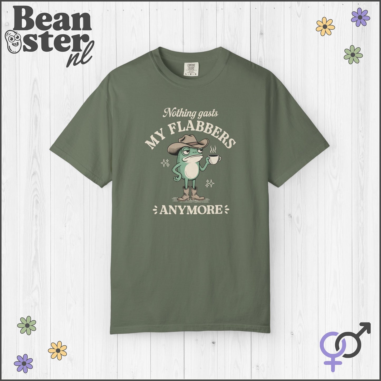 Nothing Gasts My Flabbers Funny Frog T-Shirt | Gen Z Humor