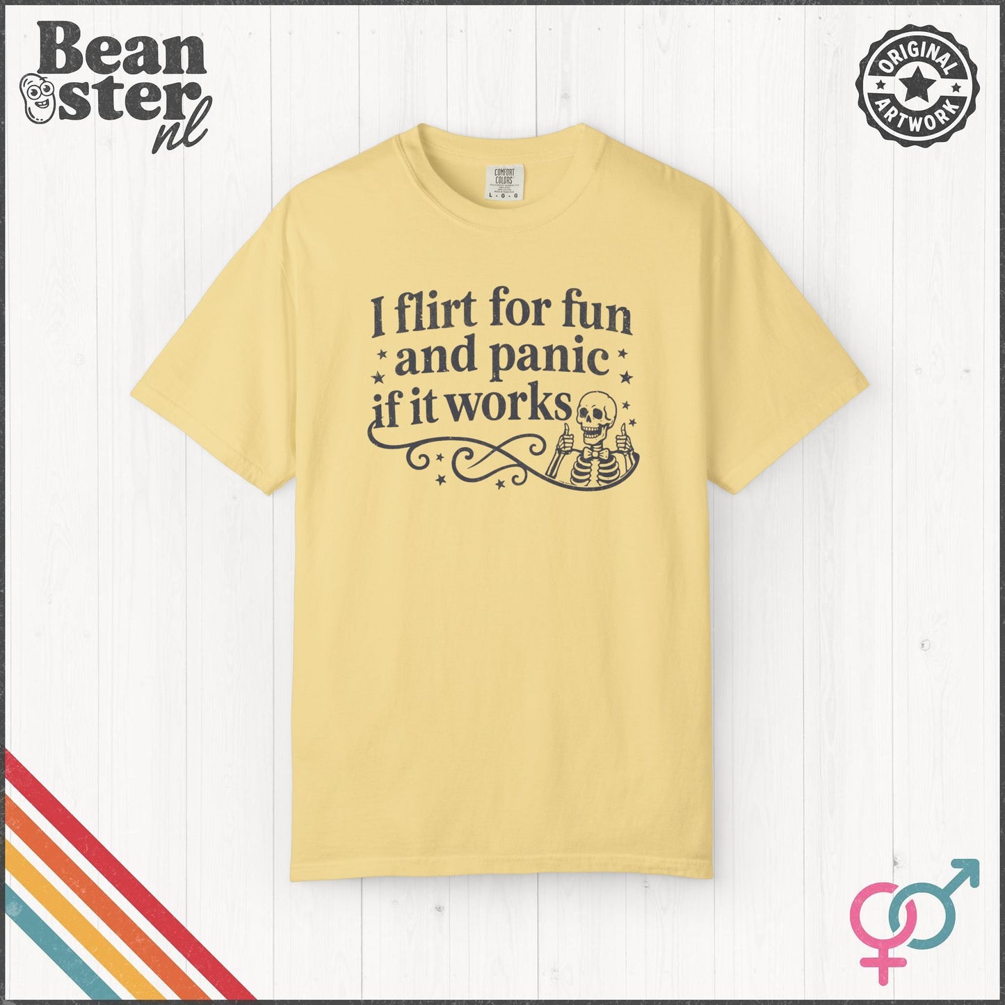 I Flirt For Fun And Panic When It Works T-Shirt