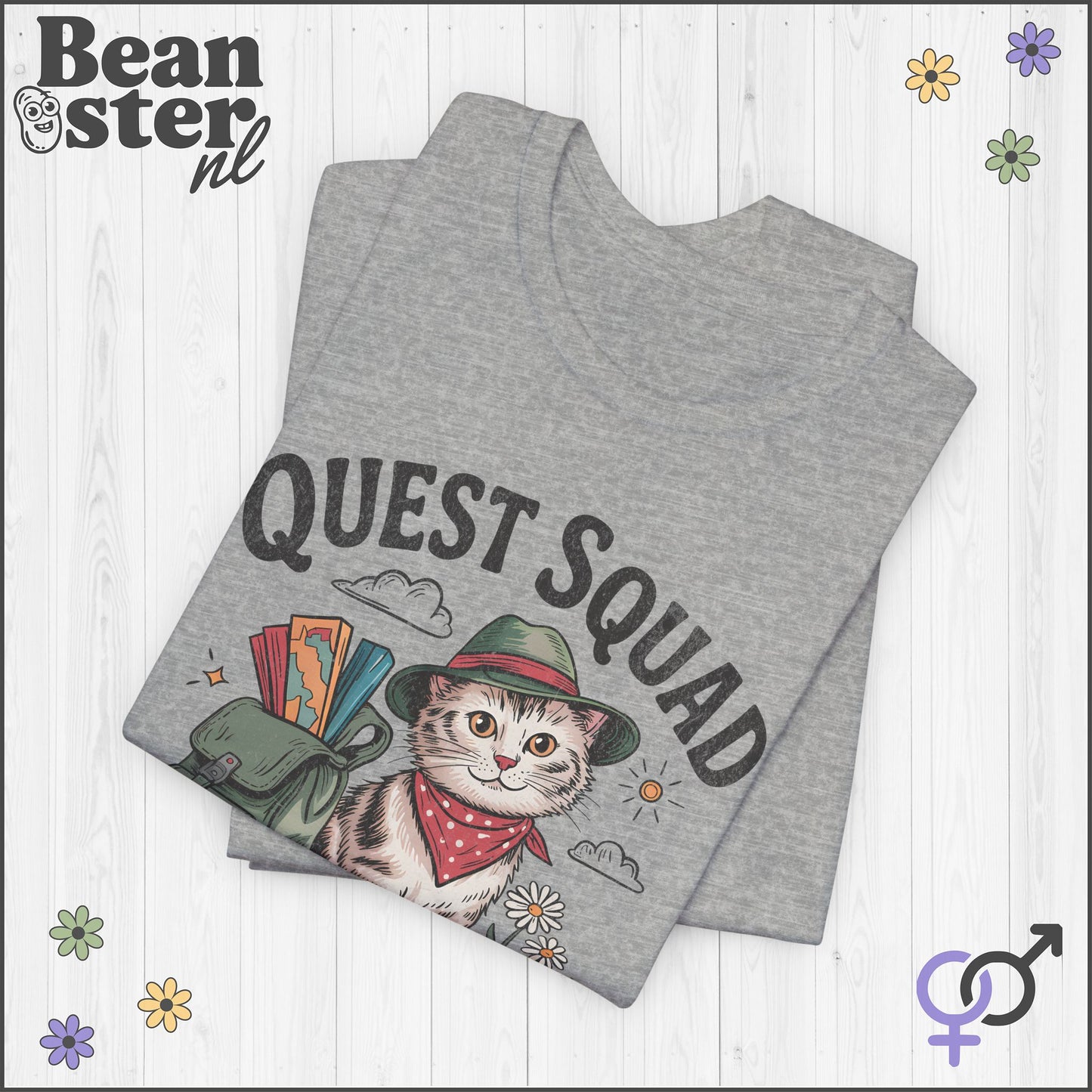 Quest Squad Broccoli Cat T-Shirt