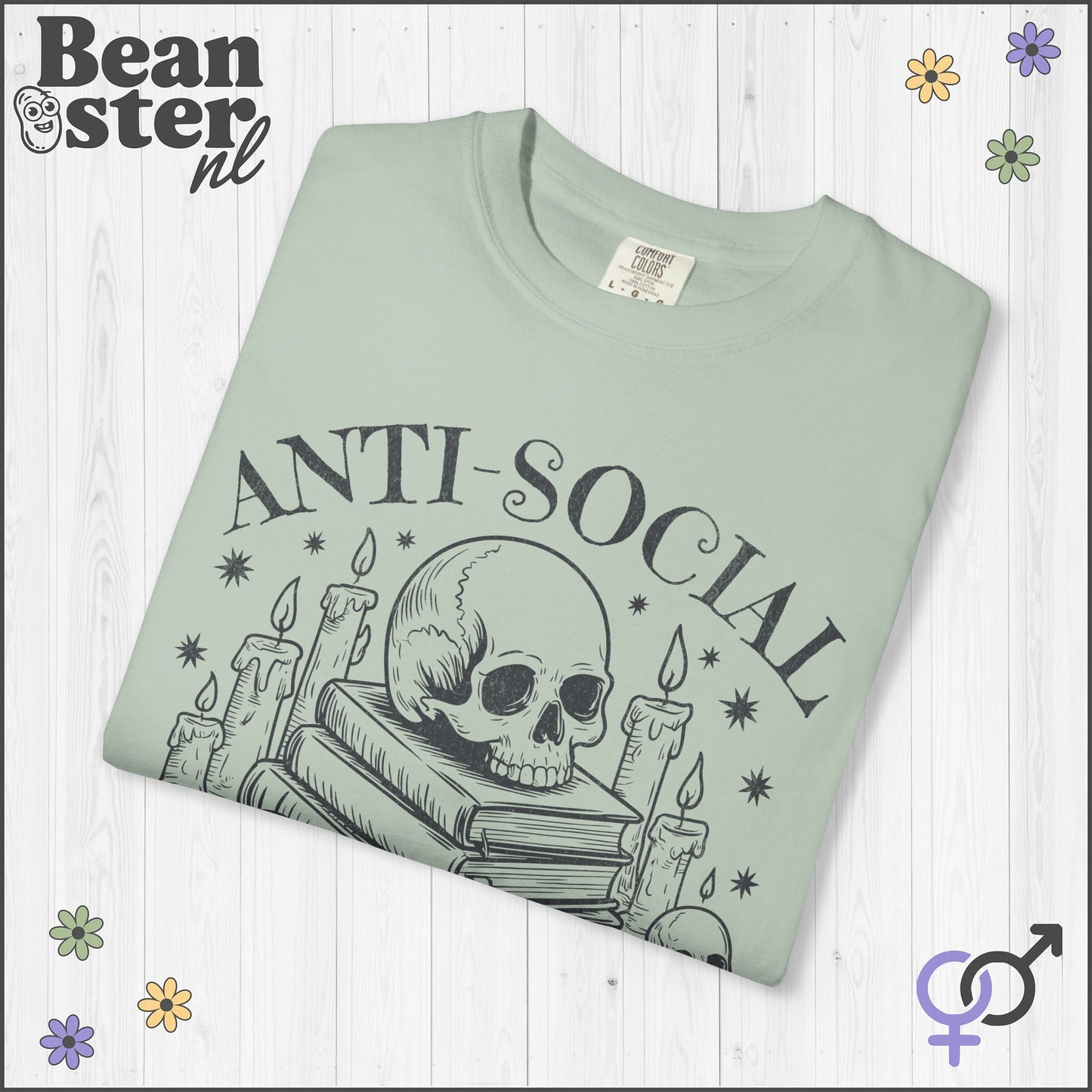 Anti Social Book Club T-Shirt | Funny Book Lover Tee