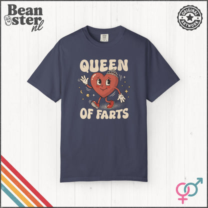 Queen Of Farts Funny T-Shirt | Gen Z Humor Tee