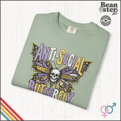 Anti Social Butterfly T-Shirt | Funny Introvert Tee