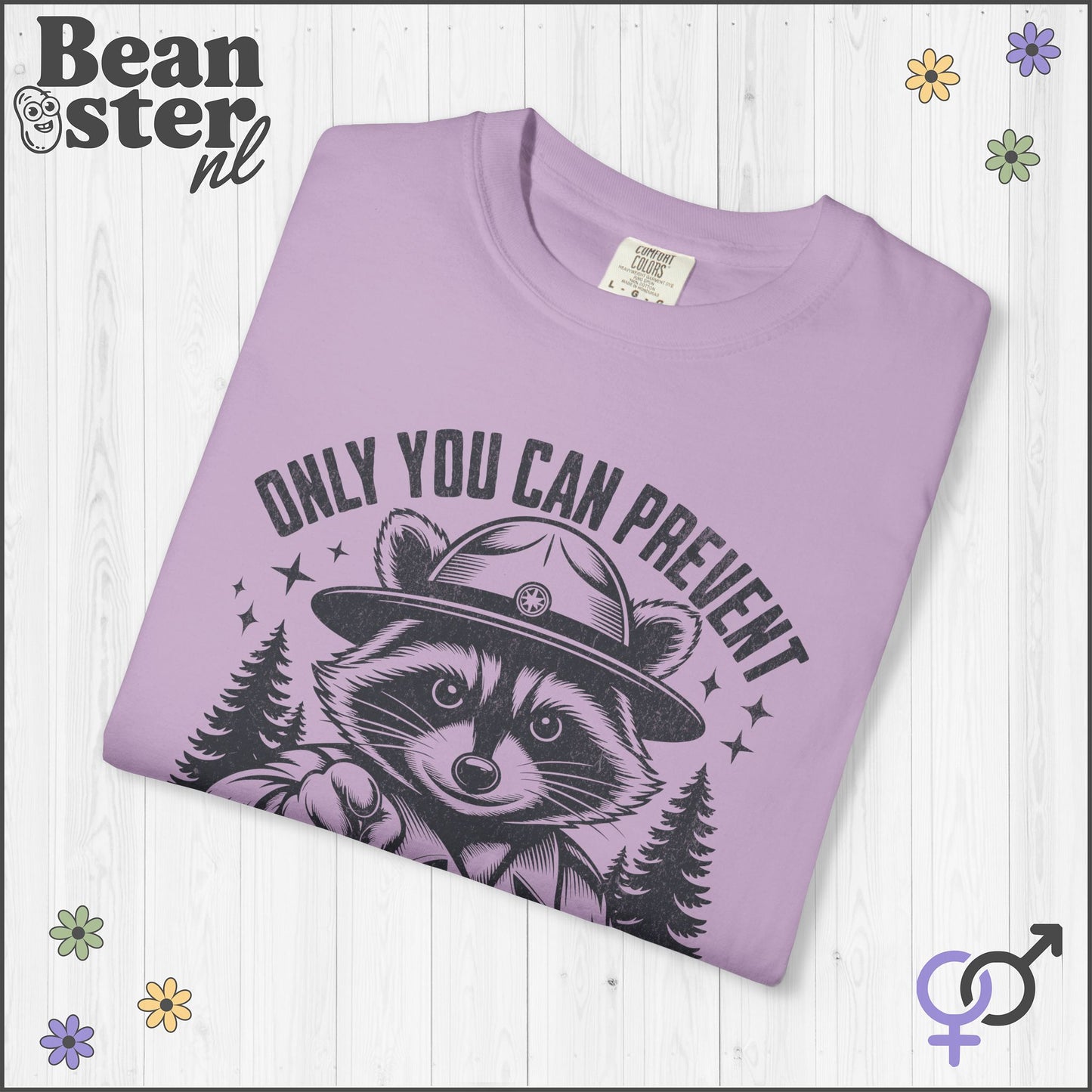 Only You Can Prevent Fascism Raccoon Protest Shirt