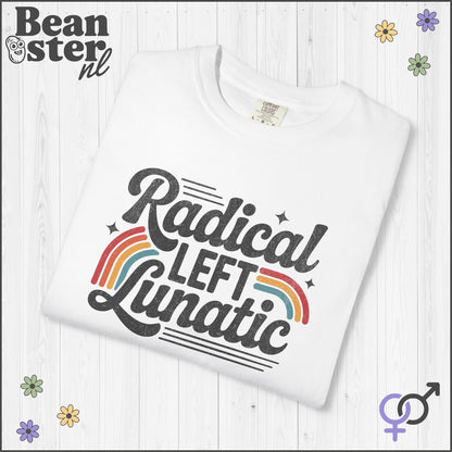 Radical Left Lunatic Retro Rainbow Shirt
