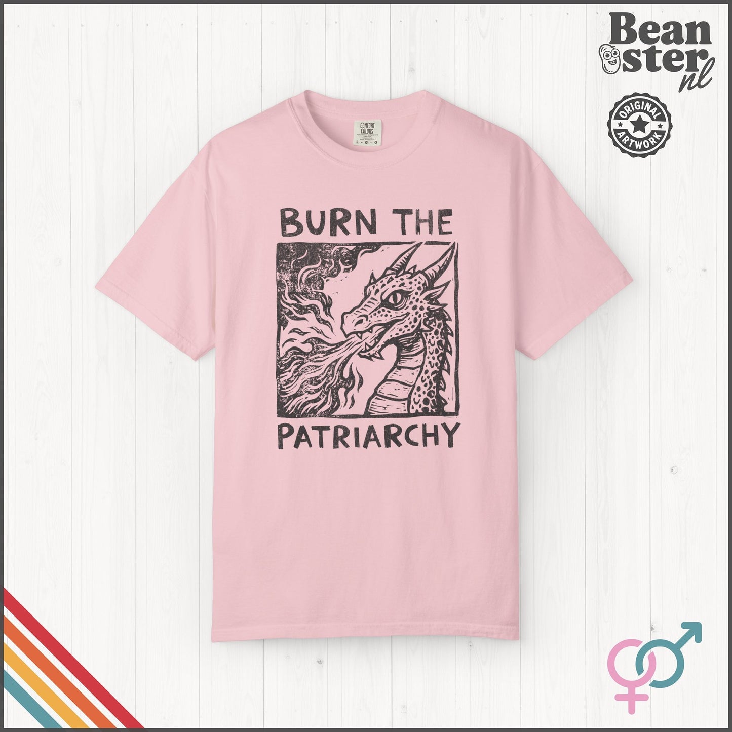 Burn the Patriarchy Feminist Graphic T-Shirt | Activist