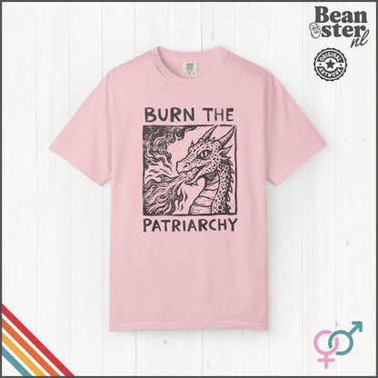 Burn the Patriarchy Feminist Graphic T-Shirt | Activist