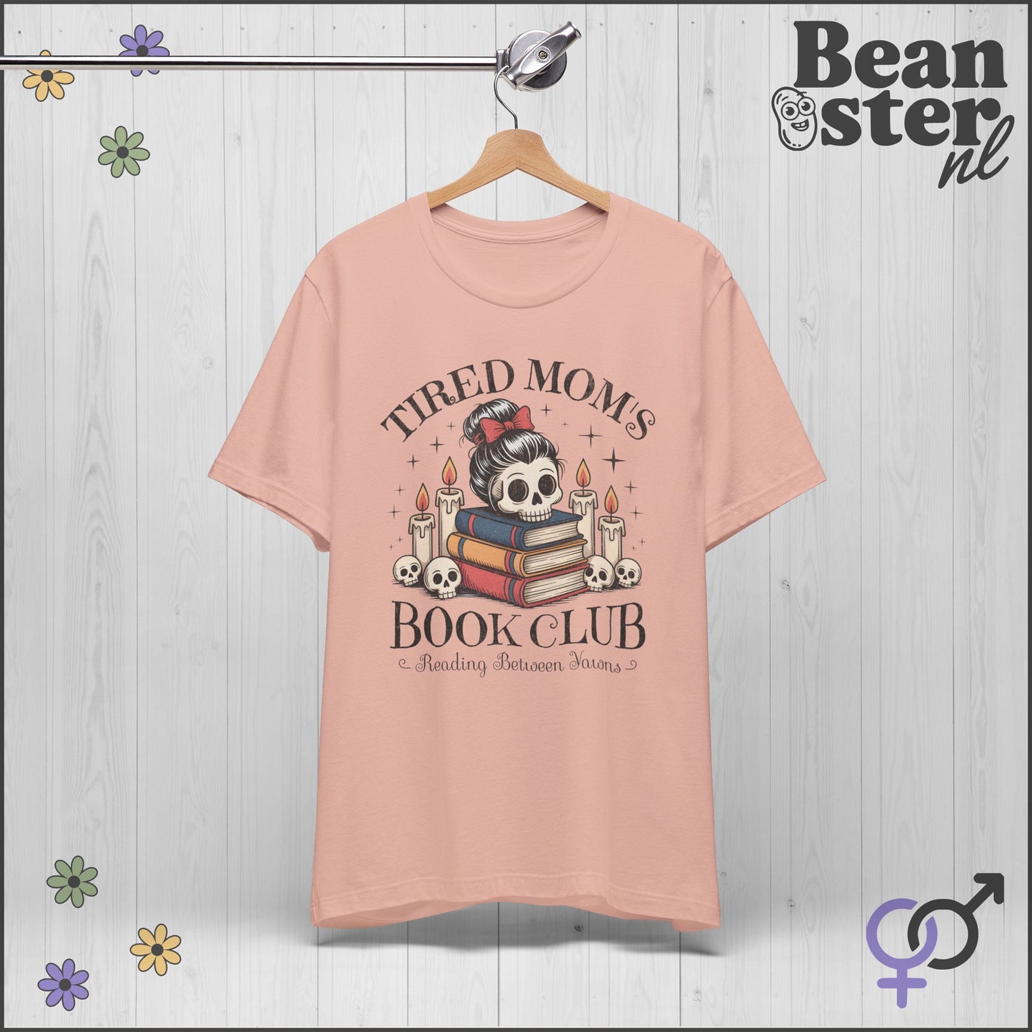 Tired Mom's Book Club Shirt – Funny Literary Mom Tee