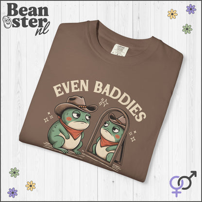 Baddies Get Saddies Frog Shirt – Funny Meme Tee
