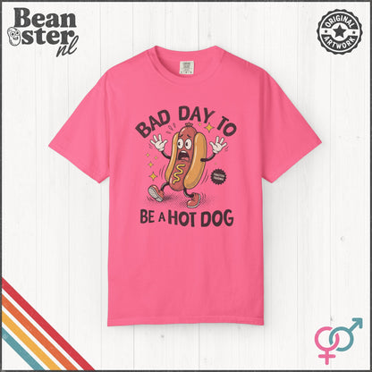 Bad Day To Be A Hot Dog Tee – Funny Retro Hotdog Shirt
