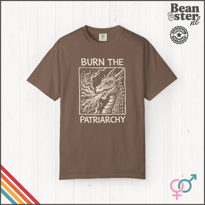 Burn the Patriarchy Feminist Graphic T-Shirt | Activist