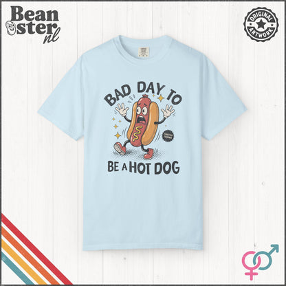 Bad Day To Be A Hot Dog Tee – Funny Retro Hotdog Shirt