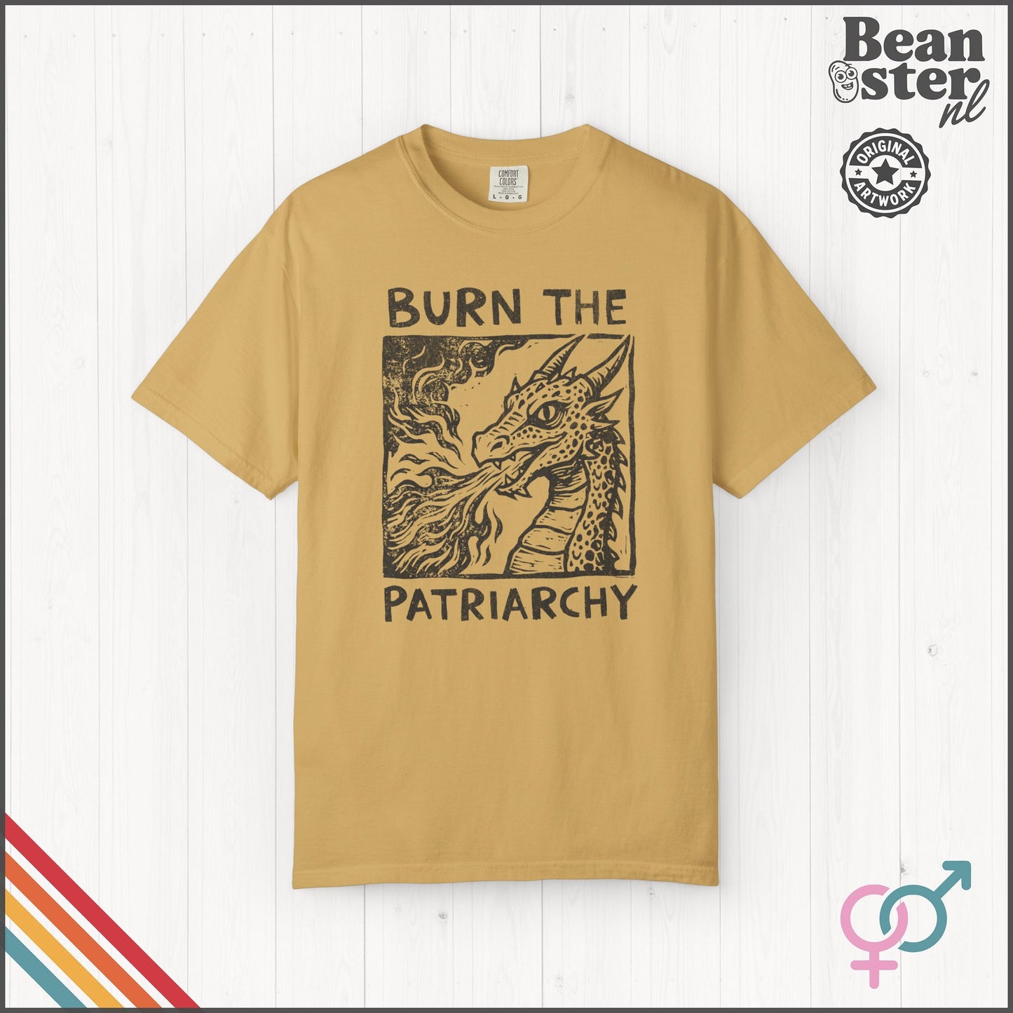 Burn the Patriarchy Feminist Graphic T-Shirt | Activist