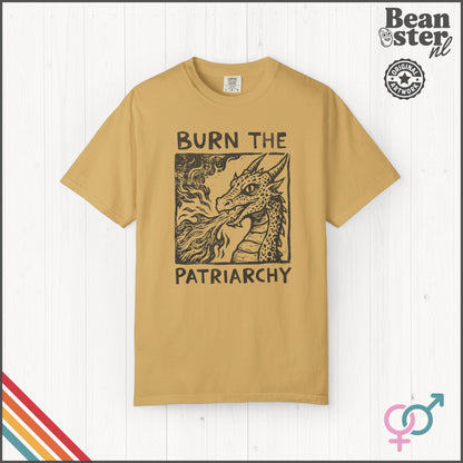 Burn the Patriarchy Feminist Graphic T-Shirt | Activist