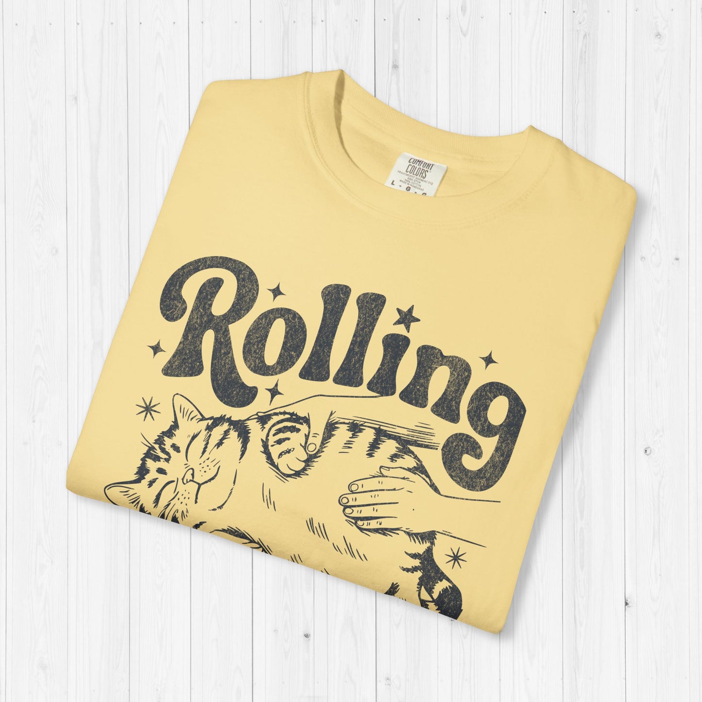 Rolling Fatties Cat Shirt Funny Cannabis Tee
