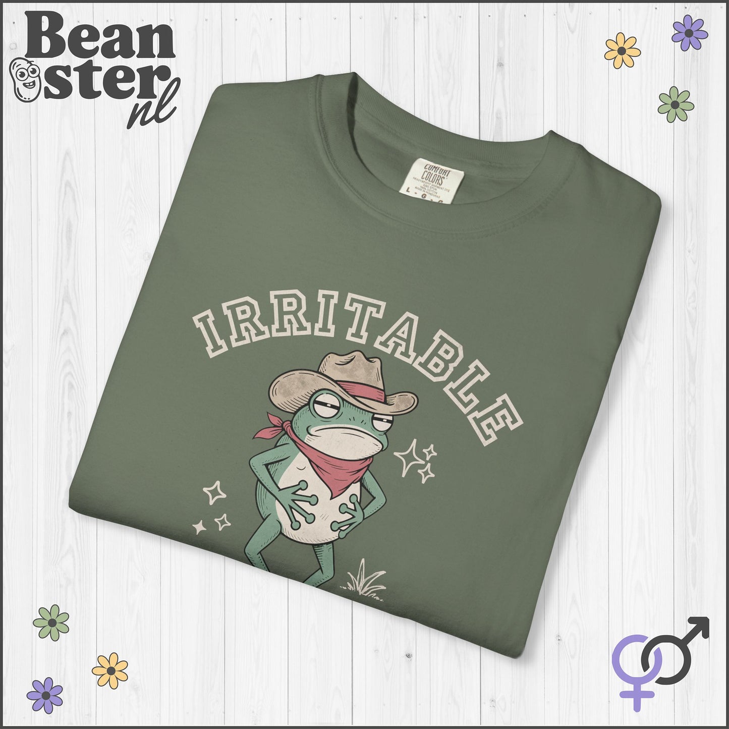 Irritable Like My Bowels Frog Shirt | Funny IBS Gift Tee