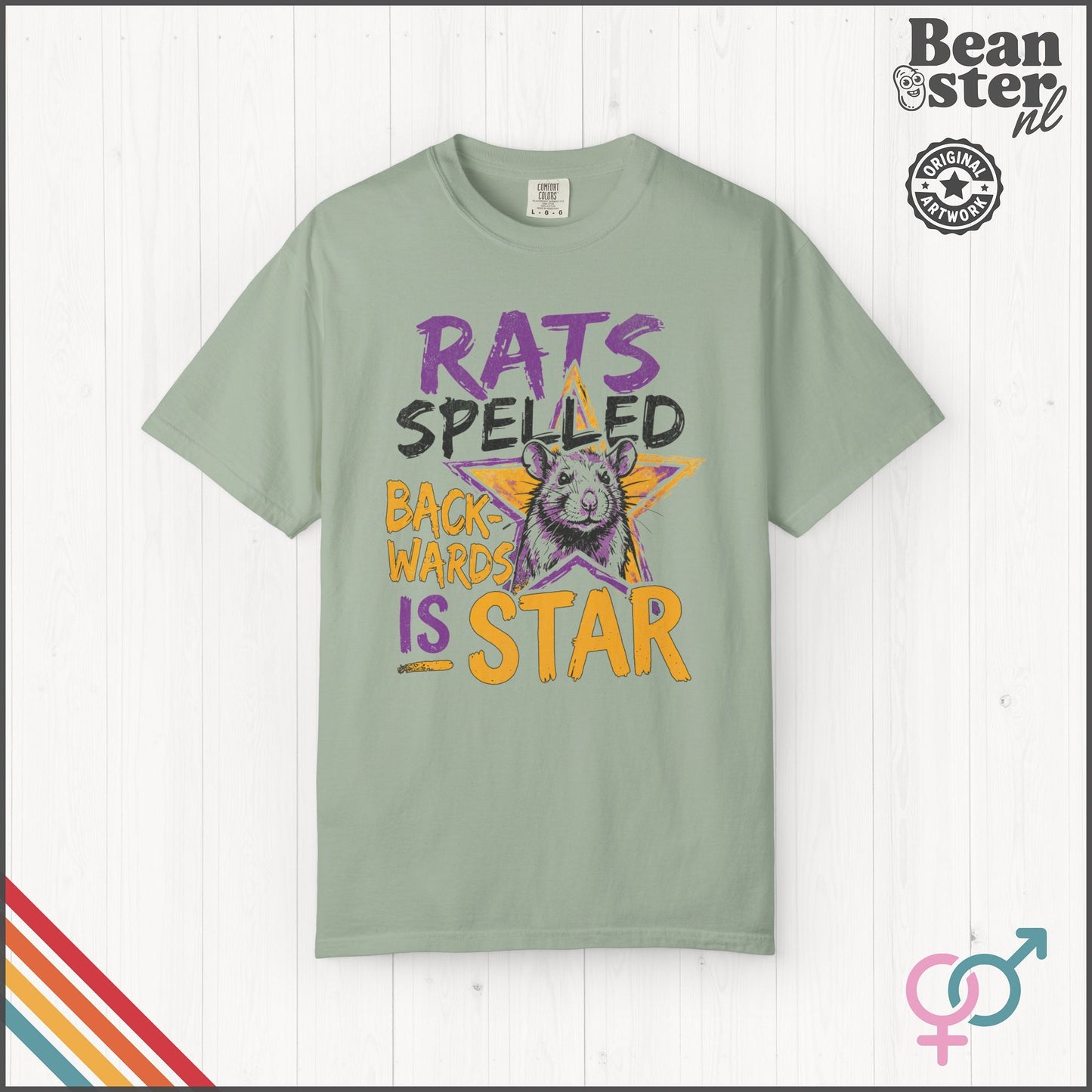 Rats Spelled Backwards Is Star Funny Animal Meme Shirt