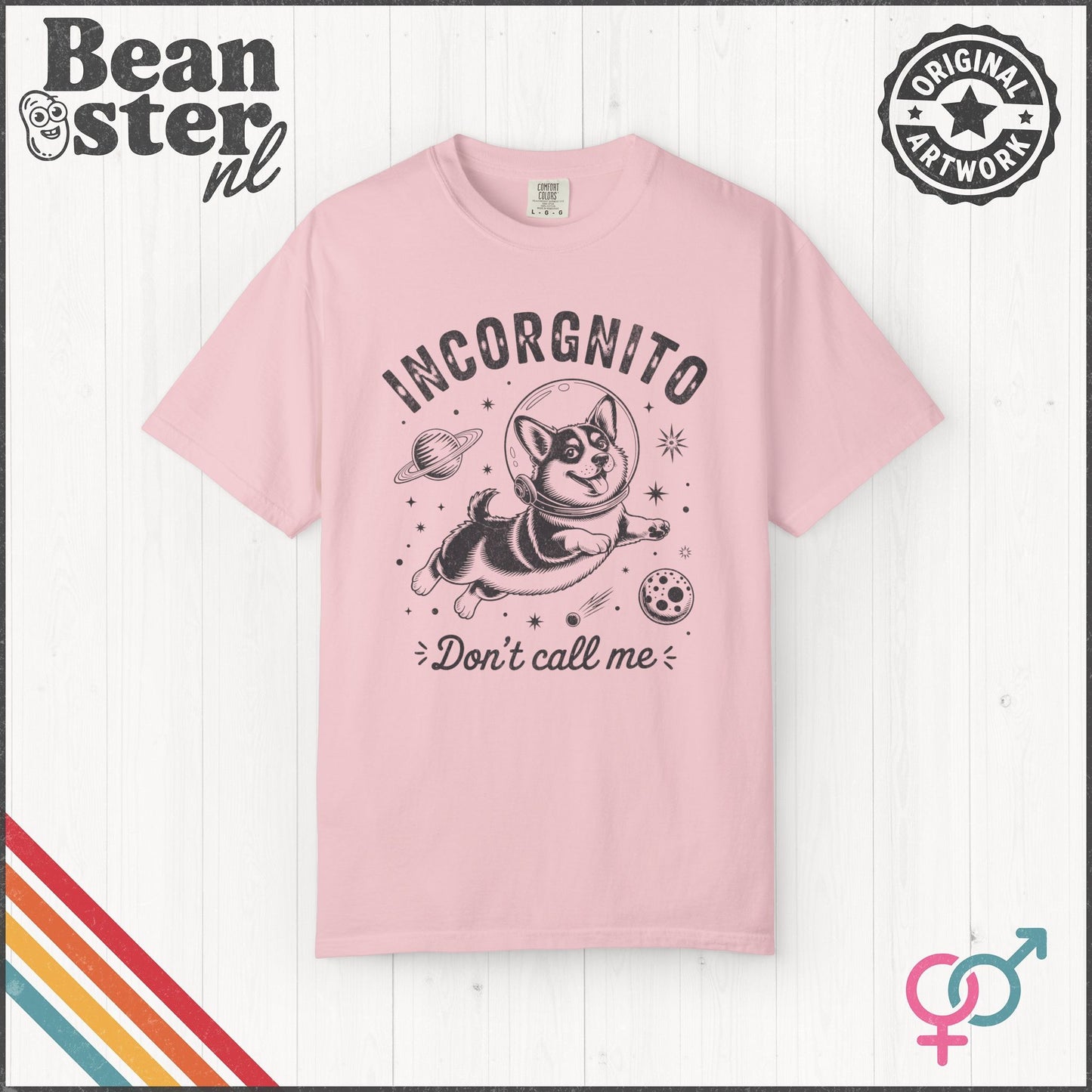 Funny Astronaut Corgi T-Shirt – Incorgnito Tee