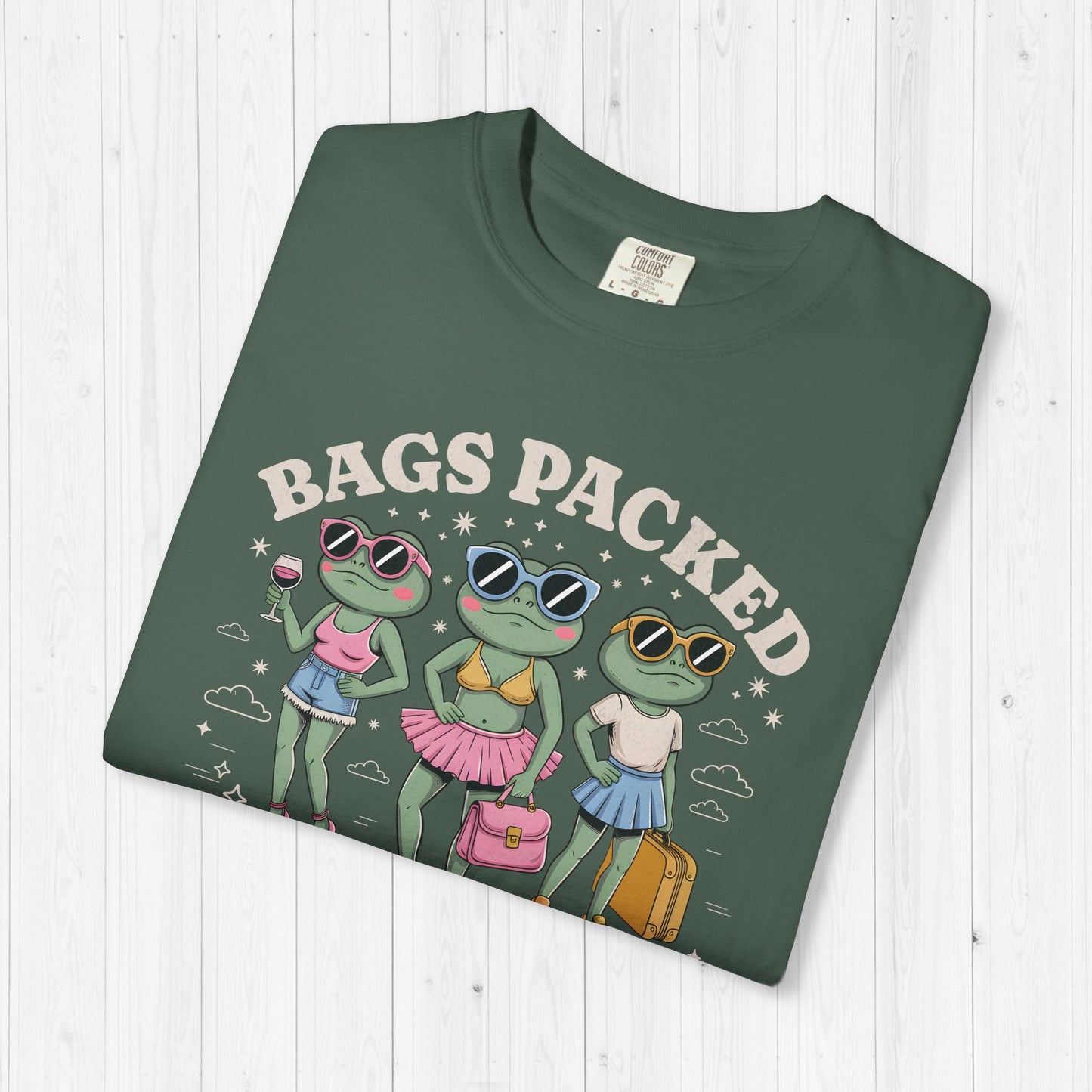 Bags Packed Flaps Waxed Shirt 🎒🐸