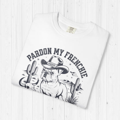 Custom Western French Bulldog Shirt –  Pardon My Frenchie Tee