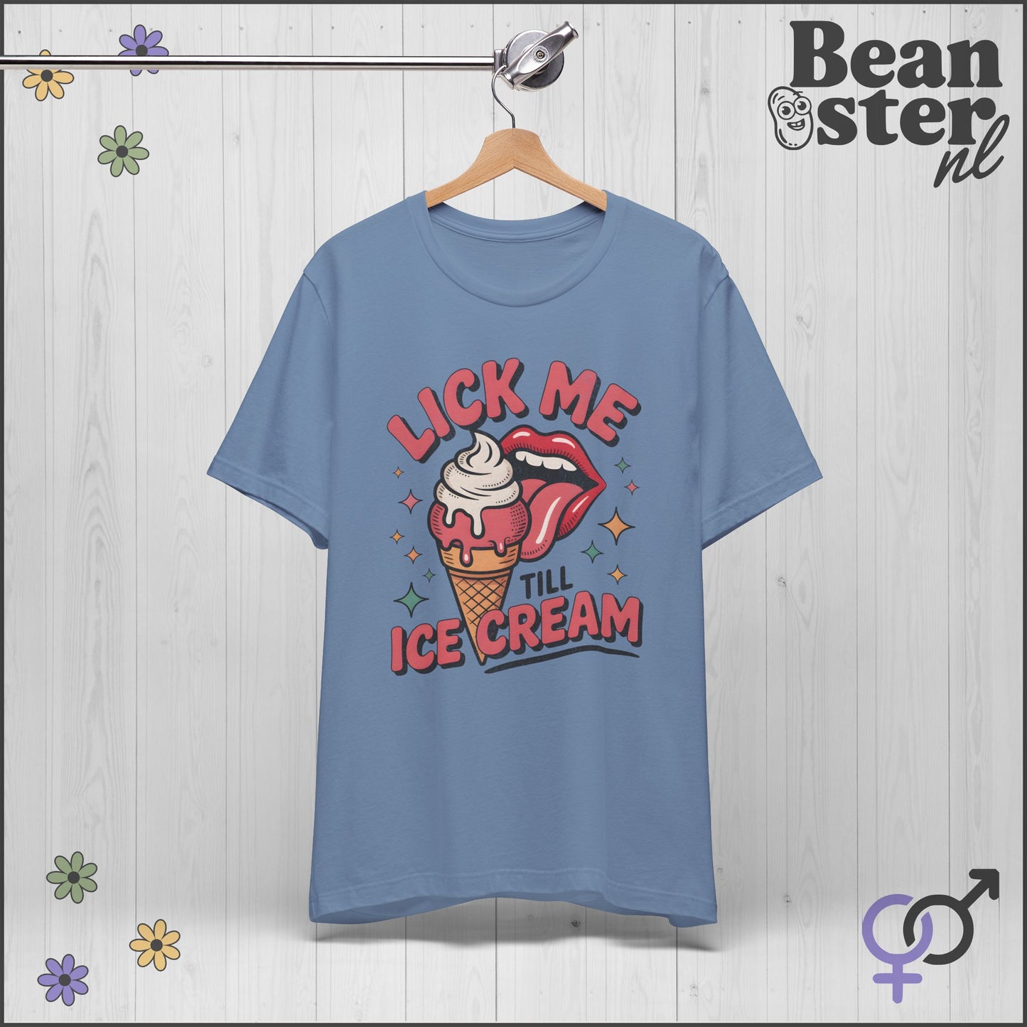 Lick Me Till Ice Cream | Funny Retro Style Tee