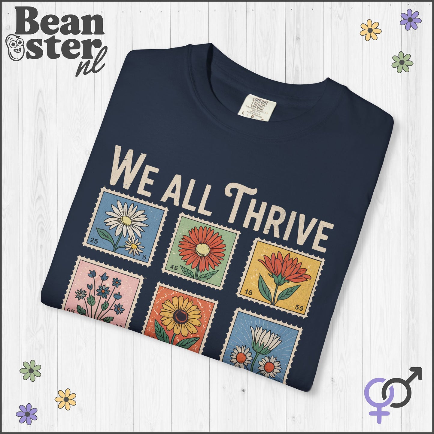 We All Thrive Tee – Mental Health Awareness Shirt