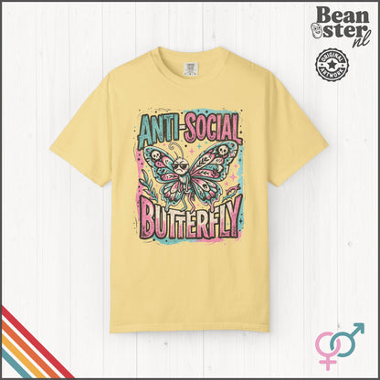 Anti Social Butterfly Funny Introvert T-Shirt