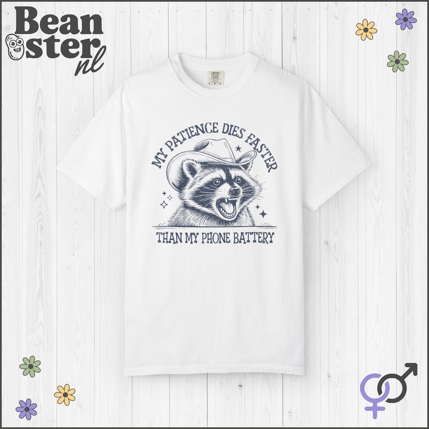 Angry Raccoon Tee – Funny Meme Pun for Gen Z Humor