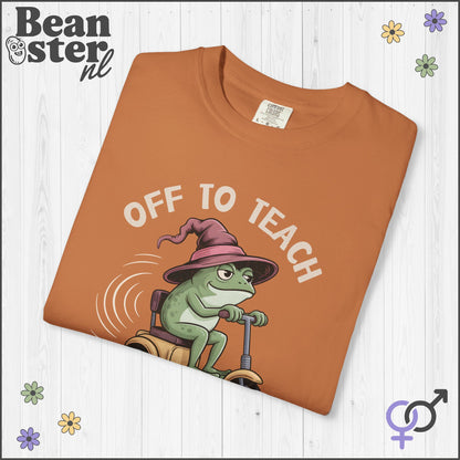 Funny Frog Scooter Science Teacher Shirt