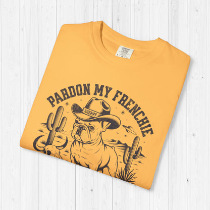 Custom Western French Bulldog Shirt –  Pardon My Frenchie Tee