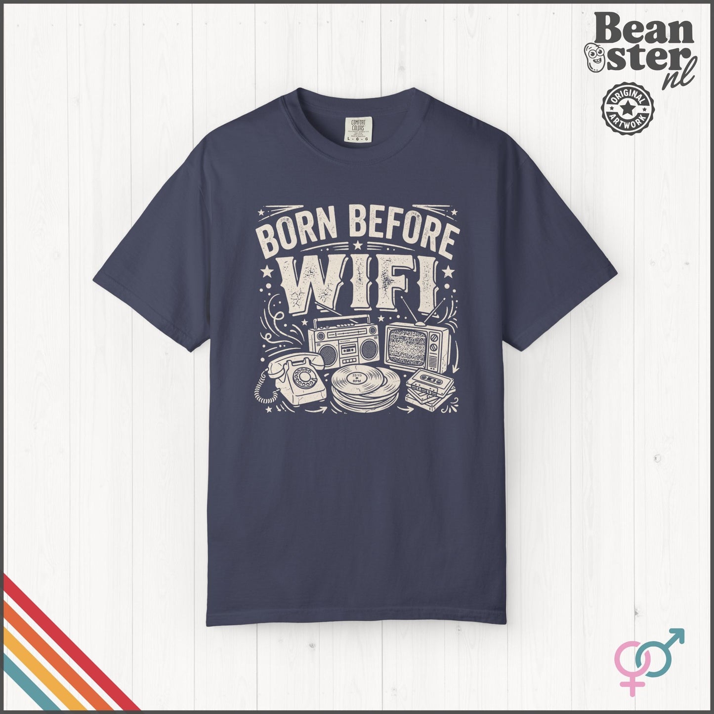 Born Before WiFi Shirt | Funny Gen X Gift