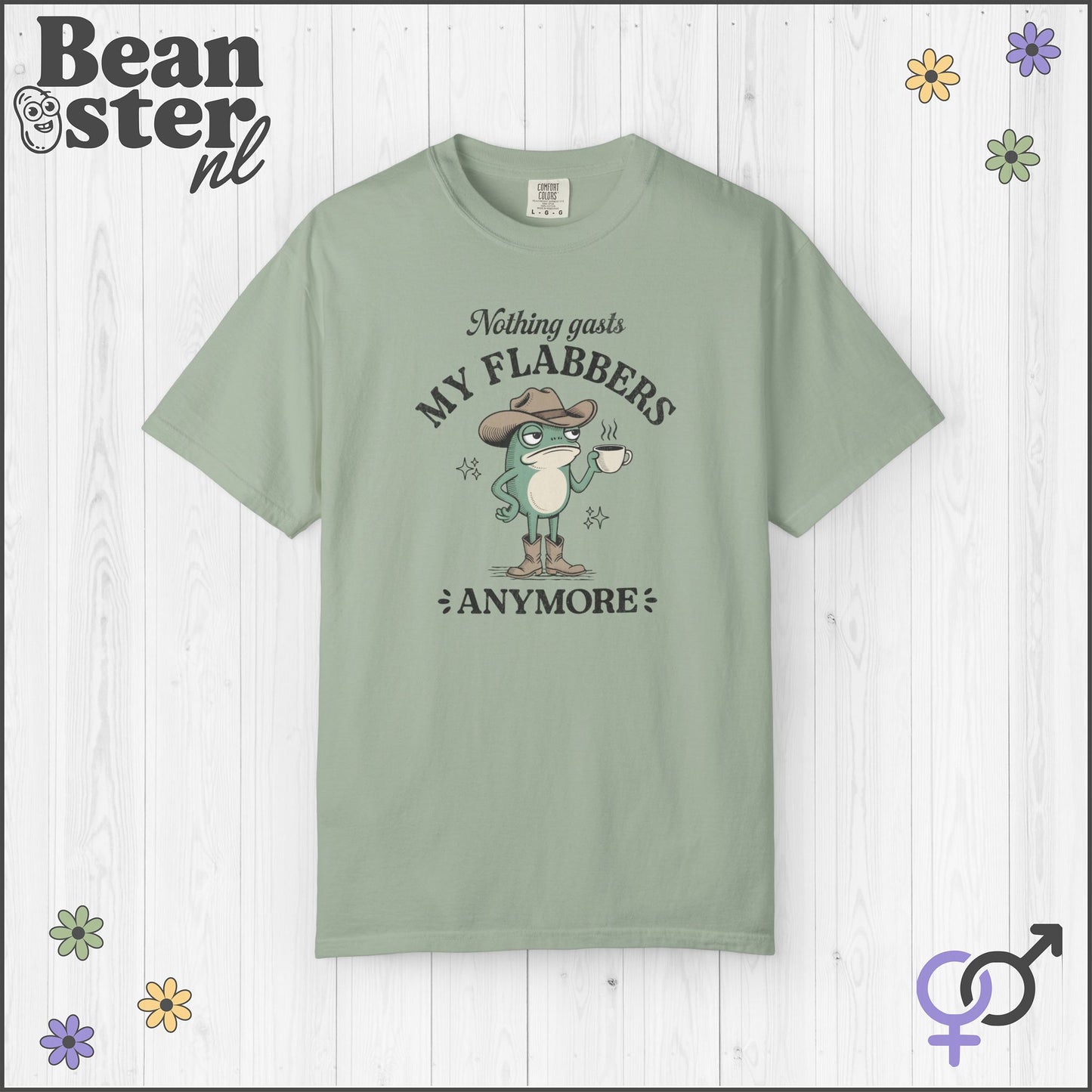 Nothing Gasts My Flabbers Funny Frog T-Shirt | Gen Z Humor