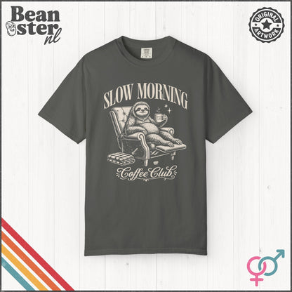 Slow Morning Coffee Club T-Shirt | Cozy Vibes Tee