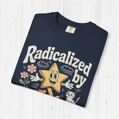 Radicalized By Basic Decency Star Graphic T-Shirt