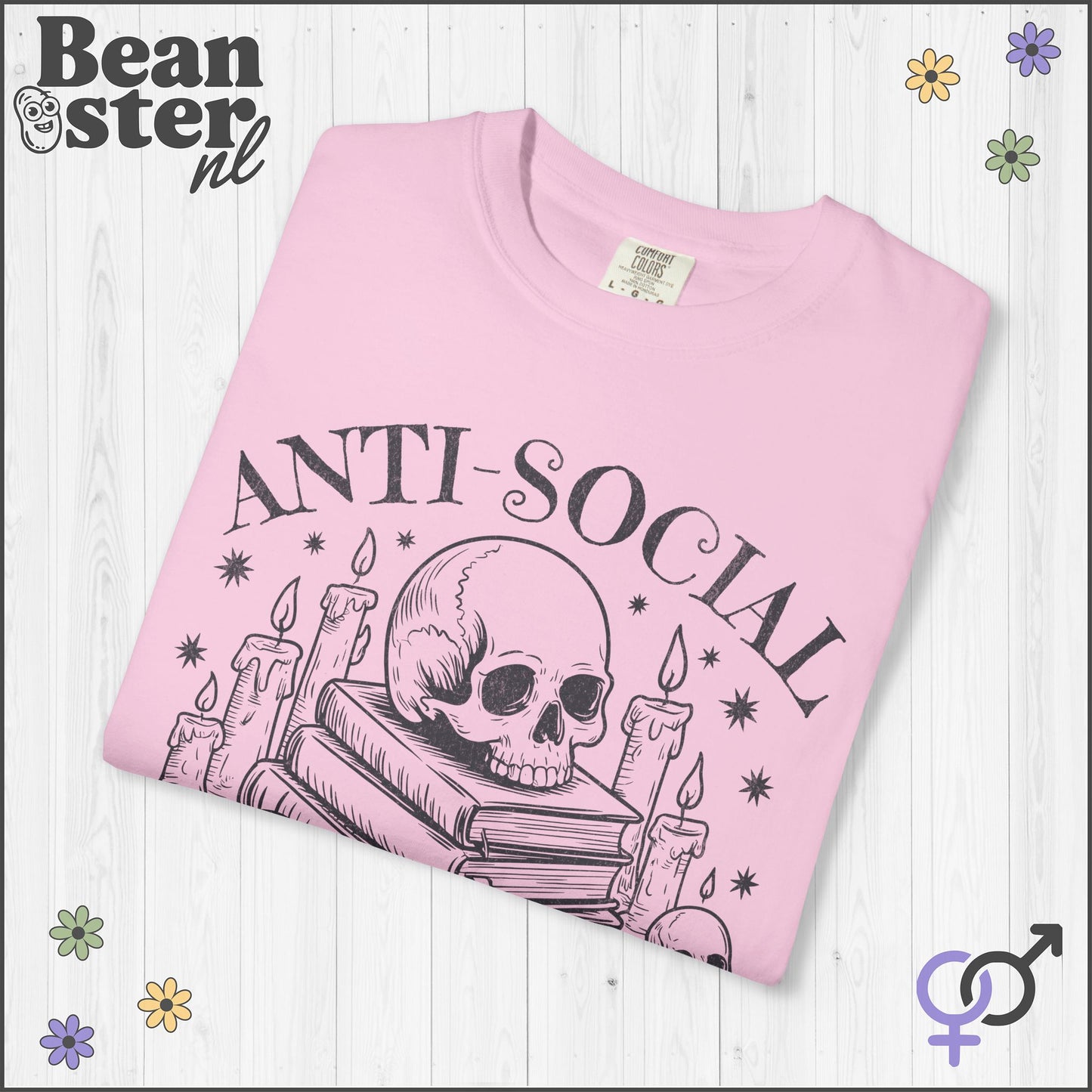Anti Social Book Club T-Shirt | Funny Book Lover Tee
