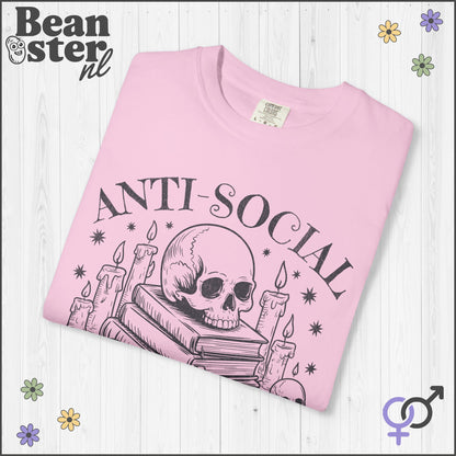 Anti Social Book Club T-Shirt | Funny Book Lover Tee