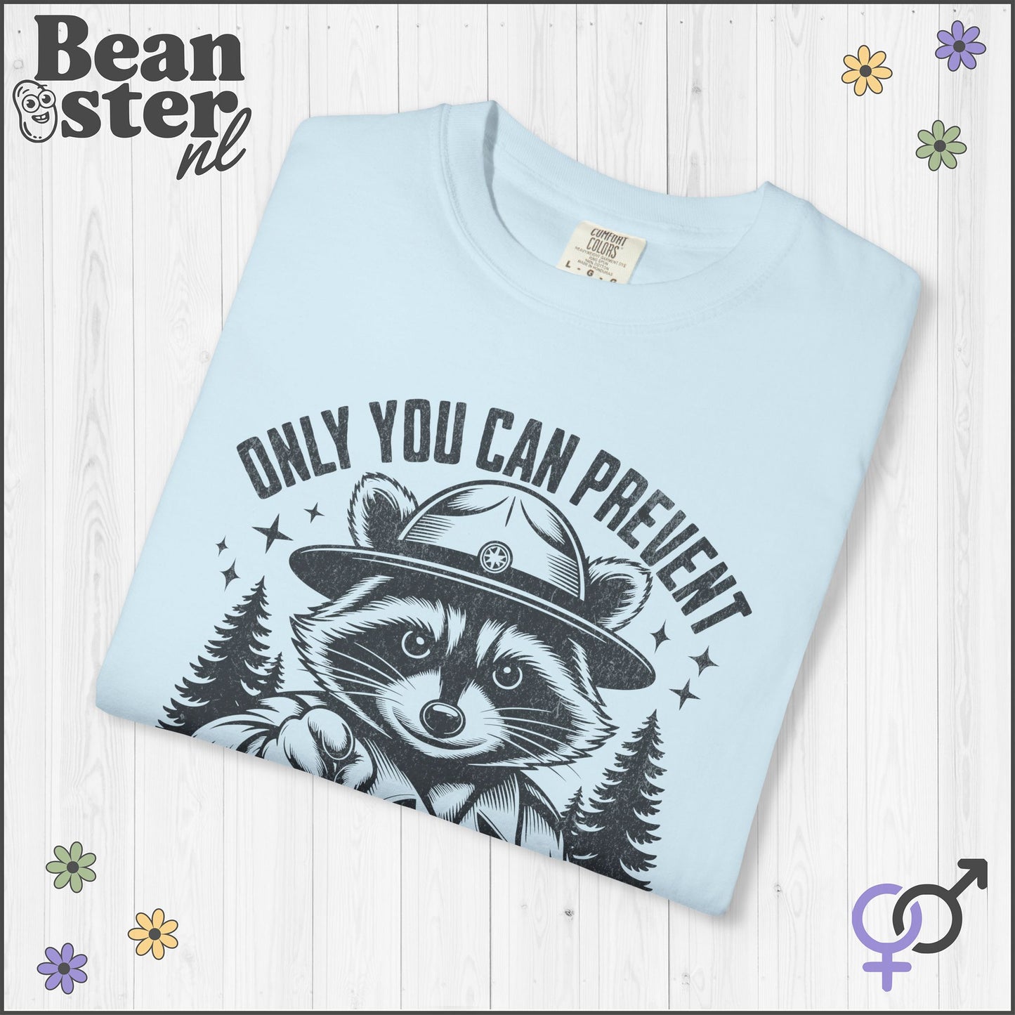 Only You Can Prevent Fascism Raccoon Protest Shirt