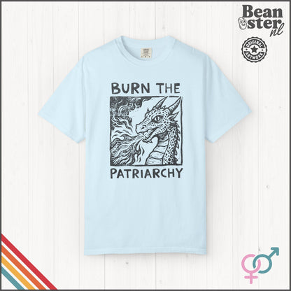 Burn the Patriarchy Feminist Graphic T-Shirt | Activist