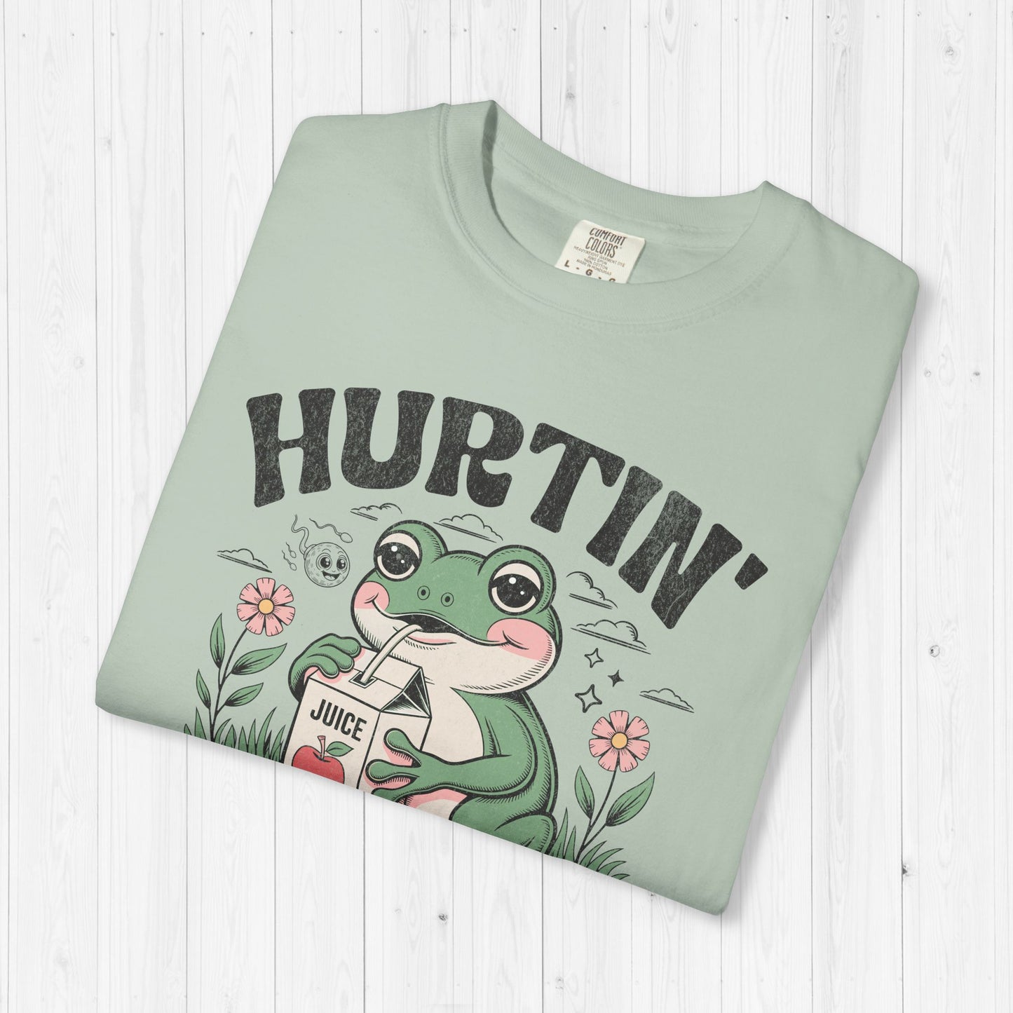 Hurtin' For A Squirtin' Funny Frog T-Shirt | Edgy Meme Tee Gift
