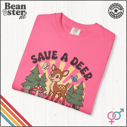 Save A Deer Hunt A Racist Funny Protest T-Shirt